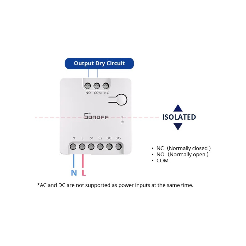 SONOFF MINI dry contact sec Matter WIFI - 2