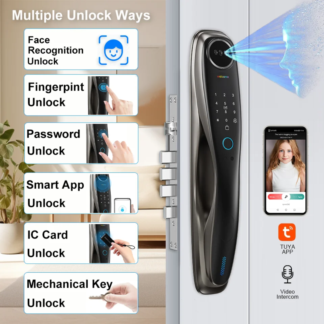 Serrure intelligente  K55 ulra   face ID FULL options - 3