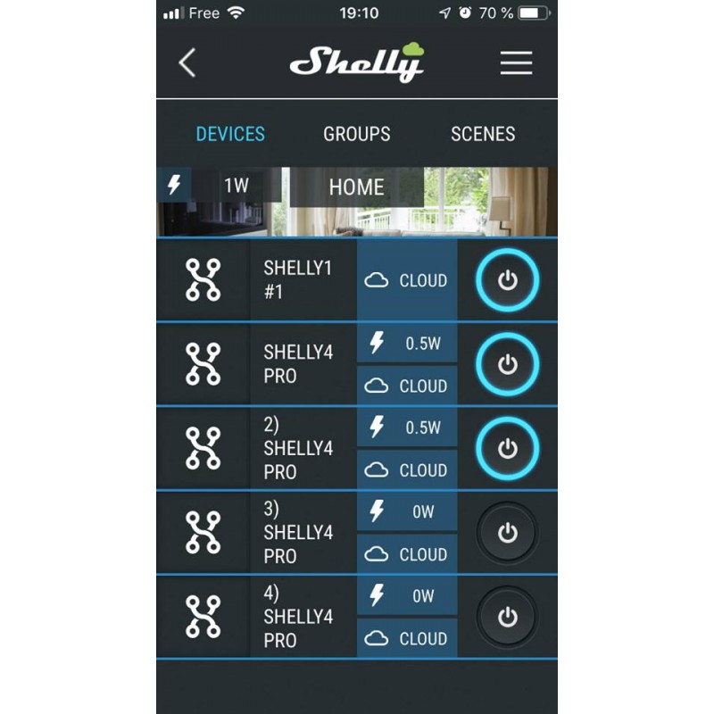 Shelly 2.5 Relais Double Wifi Pour la Domotique (Eclairage et Volet Roulent) - 3